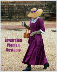 Edwardian woman costume