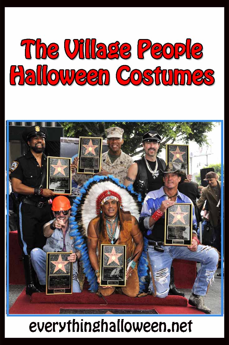 The Village People Halloween costumes are a great idea for a fun group costume that is instantly recognizable.