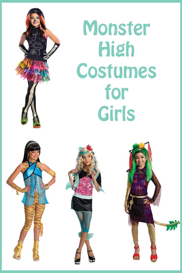 Great selection of Monster High costumes for girls