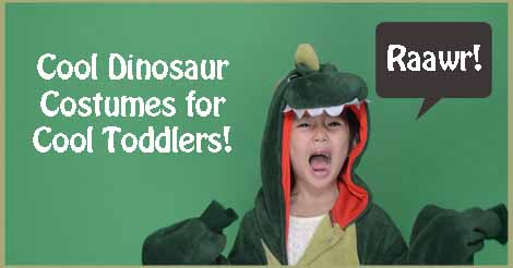Cool dinosaur costumes for cool toddlers!