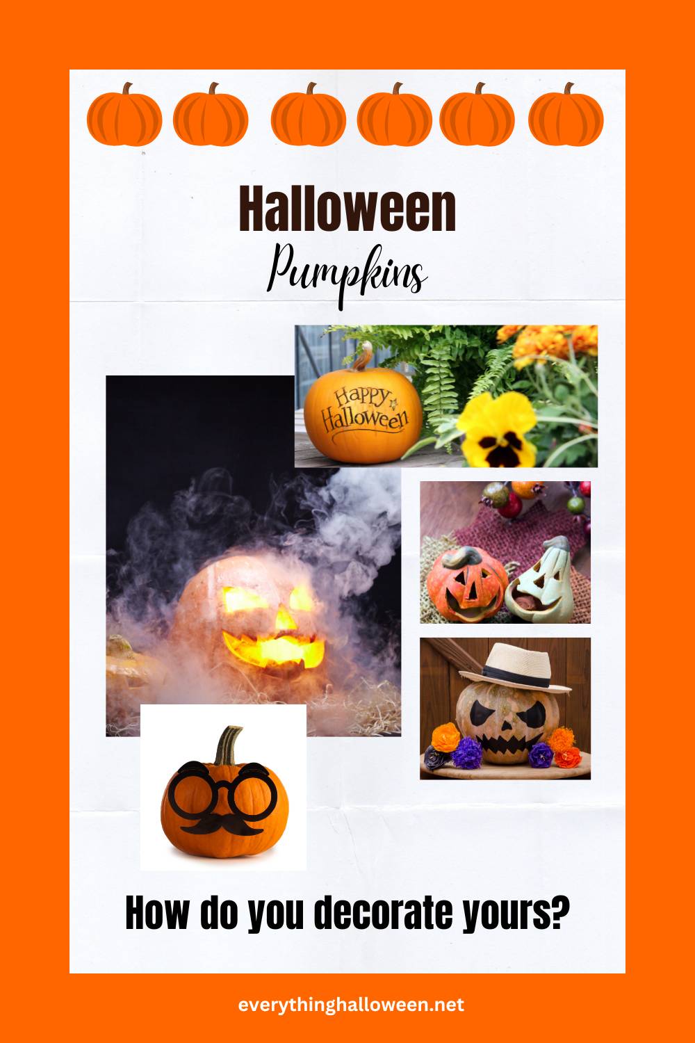 Halloween Pumpkins, ideas for decorating your pumpkins this season